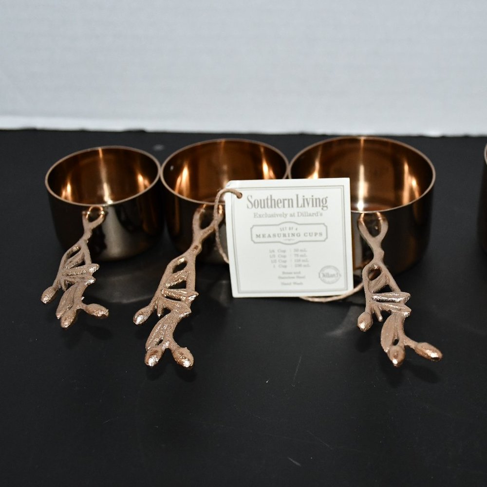 Southern Living Festive Fall Set of Leaf Measuring Cups #F21FTDE2314 NWT